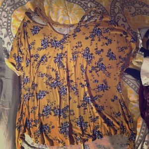 3XL women’s yellow tee